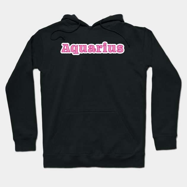 Aquarius - pink Hoodie by Potato_pinkie_pie